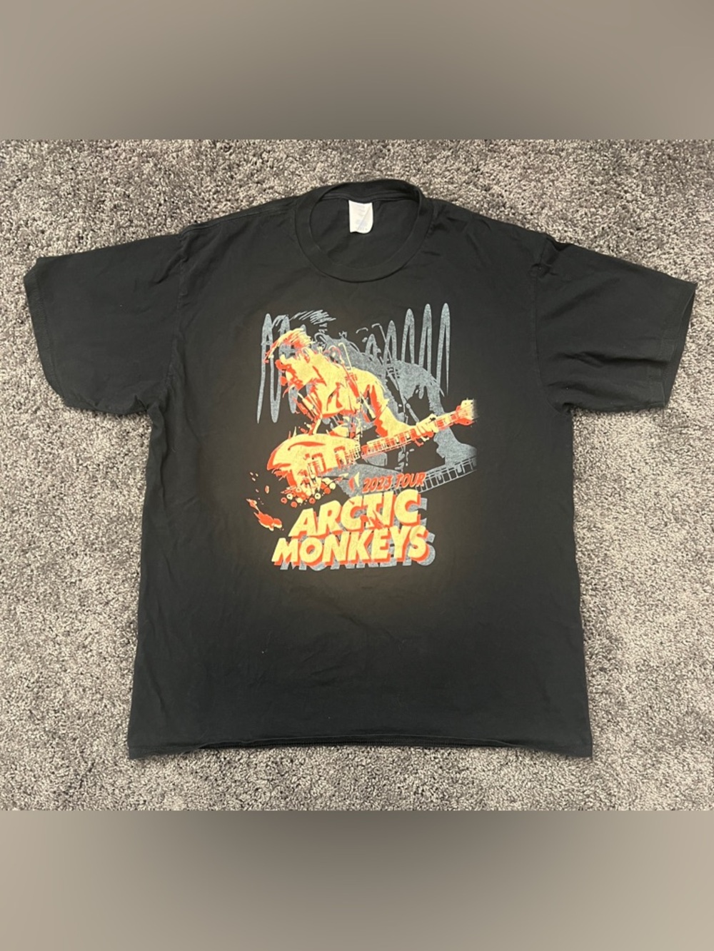 Arctic Monkeys Tshirt Men’s Size Large North American Tour 2023 Music Rock Black